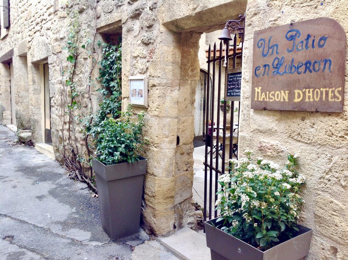 Un Patio En Luberon Ansouis Exterior foto